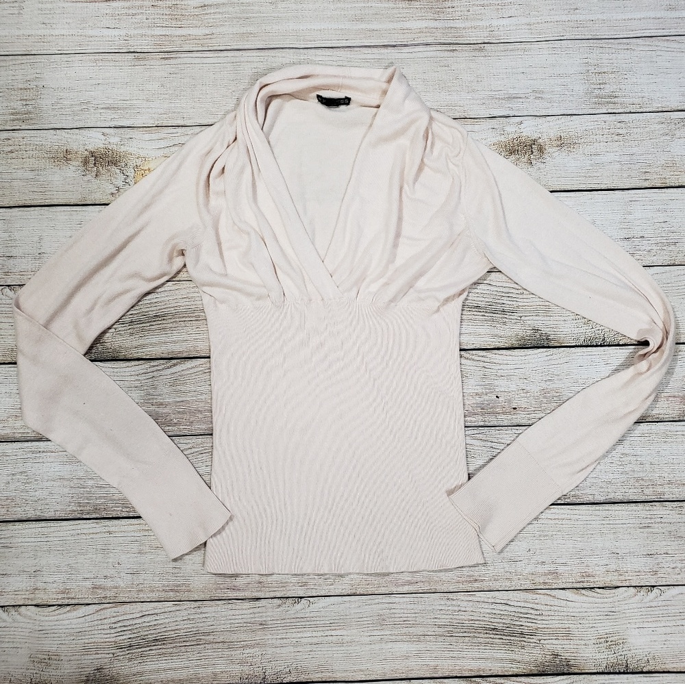 Express Small Blush Long Sleeve Top